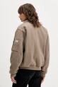 Odzież Guess Jeans kurtka bomber z dodatkiem wełny W5BL14.W1482 beżowy