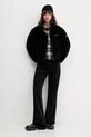Guess Jeans kurtka sztruksowa W5BL17.W2061 czarny AW25