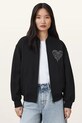 Pamučna dukserica AllSaints POSTER crna W034JD