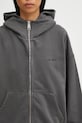 Carhartt WIP bluza bawełniana W' Hooded Benton Jacket szary I035525.87GD