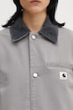 Džínová bunda Carhartt WIP W' Webster Coat šedá I035676.3D306