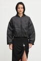 adidas Originals kurtka bomber Pleather Bomber imitacja skóry licowej czarny JX5332