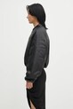 adidas Originals kurtka bomber Pleather Bomber JX5332 czarny AW25