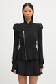 Rick Owens Lilies rövid kabát Princess nem bélelt fekete LI02E3703.JCVS