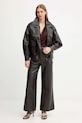 Δερμάτινο μπουφάν Bardot 59633JB3 καφέ AW25
