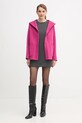 United Colors of Benetton płaszcz z dodatkiem wełny 28F7DN08M różowy AW25