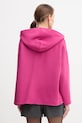 Îmbrăcăminte United Colors of Benetton haină cu lână 28F7DN08M roz