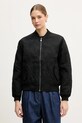 Sisley kurtka bomber bez kaptura czarny 2PDVLN069