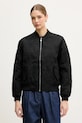 Sisley kurtka bomber bez kaptura czarny 2PDVLN069