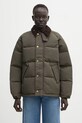 Sorel kurtka puchowa Sorel x Barbour OS Transport Wax Puffer bez kaptura zielony A100153733