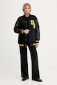 DKNY kurtka varsity damska P5HJ7CLD czarny AW25