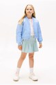Dziewczynka Tommy Hilfiger kurtka bomber dwustronna dziecięca KG0KG08727.110.122.9BYA niebieski