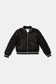 Guess kurtka dwustronna dziecięca bez kaptura czarny J5YL00.WF250.9BYA