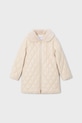 Дитяча куртка Mayoral з підкладкою бежевий 4445.6F.Mini.9BYA