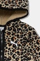 Fete Puma geacă Minicats Sherpa Jacket 688403. bej