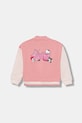 Puma bluză copii PUMA X HELLO KITTY & FRIENDS Bomber Jacket FL uni roz 632394