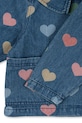 Konges Sløjd geacă de blugi pentru copii MAGOT DENIM SHIRT GOTS bleumarin KS103883.9BYA