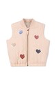 Дитяча безрукавка Konges Sløjd JUNO SEQUIN VEST з підкладкою бежевий KS104077.9BYA