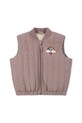 Konges Sløjd bezrękawnik dziecięcy JUNO SEQUIN VEST KS104077.9BYA różowy AW25