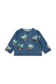 Παιδικό βαμβακερό μπουφάν Konges Sløjd MAGOT SEQUIN DENIM JACKET GOTS KS103890.9BYA σκούρο μπλε AW25