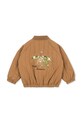 Konges Sløjd kurtka JUNO SEQUIN BOMBER JACKET bez kaptura brązowy KS103490.9BYA