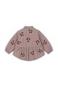 Dziewczynka Konges Sløjd kurtka bomber dziecięca JUNA BOMBER JACKET KS103483.9BYA różowy