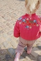 Konges Sløjd kurtka bomber dziecięca JUNO BOMBER JACKET bez kaptura różowy KS103484.G.9BYA