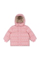 Konges Sløjd kurtka dziecięca MAGNUM DOWN JACKET PRINT GRS pozostałe różowy KS103508.G.9BYA