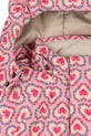 Dziewczynka Konges Sløjd kombinezon dziecięcy NOHR SNOWSUIT PRINT KS103517.G.9BYA różowy