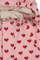 Παιδική ολόσωμη φόρμα Konges Sløjd NOHR SNOWSUIT PRINT ροζ KS103517.G.9BYA