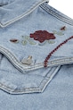Детско дънково яке Levi's OVERSIZED WESTERN TRUCKER син 4EN567