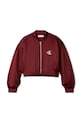 Calvin Klein Jeans geacă bomber pentru copii IG0IG03076.9BYA burgundia AW25