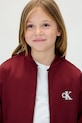 Fete Calvin Klein Jeans geacă bomber pentru copii IG0IG03076.9BYA burgundia