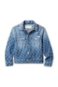 Detská rifľová bunda Calvin Klein Jeans IU0IU00727.9BYA modrá AW25
