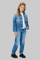 Calvin Klein Jeans kurtka jeansowa dziecięca niebieski IU0IU00727.9BYA