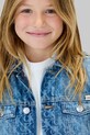 Calvin Klein Jeans kurtka jeansowa dziecięca IU0IU00727.9BYA niebieski
