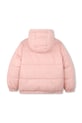 Kenzo Kids kurtka dwustronna dziecięca K61305.102.108 różowy AW25