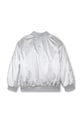 Dziewczynka Marc Jacobs kurtka dwustronna dziecięca W60583 srebrny