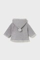Μπουφάν μωρού Mayoral Newborn 2333.2L.Newborn.9BYA γκρί AW25