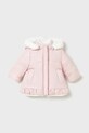 Mayoral Newborn geacă reversibilă pentru bebeluși cu captuseala roz 2404.2P.Newborn.9BYA