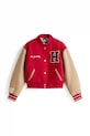 Tommy Hilfiger marynarka niemowlęca z dodatkiem bawełny KG0KG08859.9BYA czerwony AW25