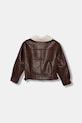 Pinko kurtka dziecięca KFGB005.C.PE016 brązowy AW25