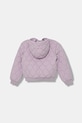 United Colors of Benetton kurtka dziecięca 2IGGCN06M.G.seasonal fioletowy AW25