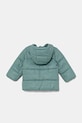 United Colors of Benetton kurtka dziecięca 2NQRGN03V.P.seasonal turkusowy AW25