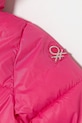 Dziewczynka United Colors of Benetton kurtka dziecięca 2NQRGN03V.P.seasonal różowy