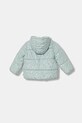 United Colors of Benetton kurtka dziecięca 2NNQGN048.P.Seasonal turkusowy AW25