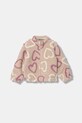 United Colors of Benetton bluza dziecięca bez kaptura różowy 345SG5049.P.Seasonal