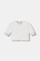 United Colors of Benetton bluza polarowa niemowlęca bez kaptura biały 3EKNA501R.G.W.Seasonal