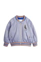 Mini Rodini kurtka bomber dziecięca Birds 2561010145 fioletowy AW25