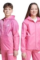 adidas giacca per bambini senza fodera rosa JL9047